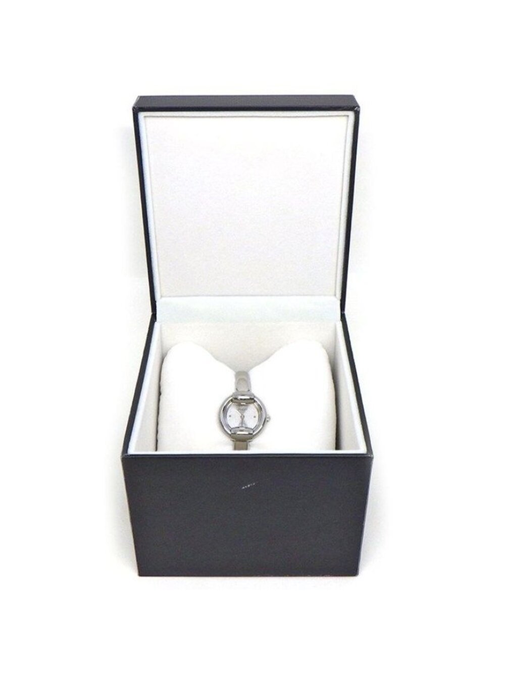 Gucci Watch Bangle Round GG Sunray Silver Dial SS - Picture 11 of 12